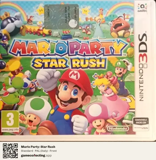 Mario Party: Star Rush Nintendo 3DS, Italy box front