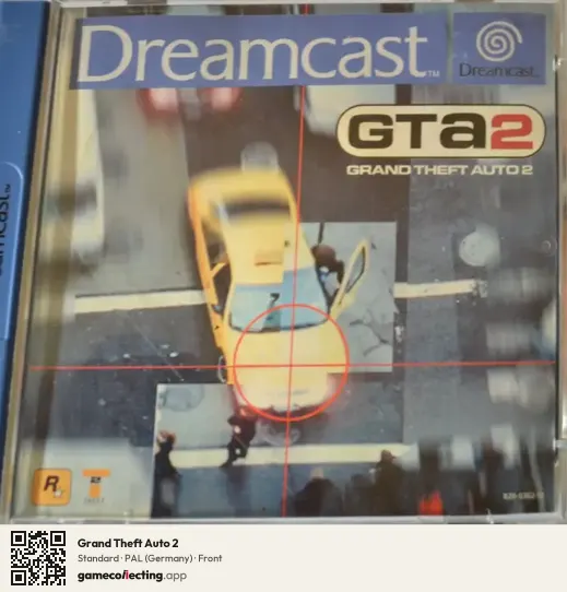 Grand Theft Auto 2 Sega Dreamcast, Germany box front