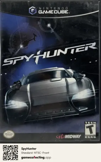 SpyHunter Nintendo GameCube, NTSC box front