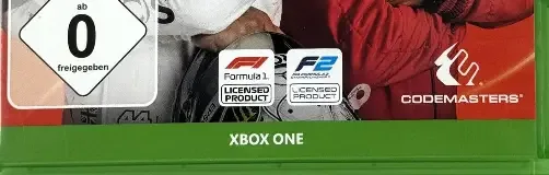 F1 2020, the USK square on its front