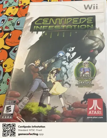 Centipede: Infestation Nintendo Wii, NTSC box front