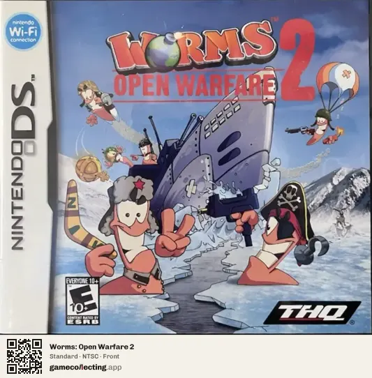 Worms: Open Warfare 2 Nintendo DS, NTSC box front
