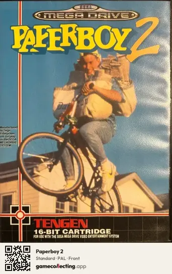 Paperboy 2 Sega Mega Drive / Genesis, PAL box front