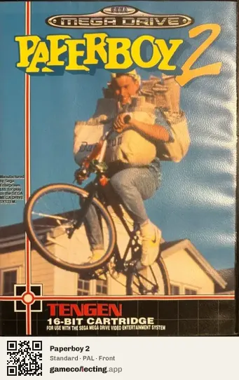 Paperboy 2 Sega Mega Drive / Genesis, PAL box front