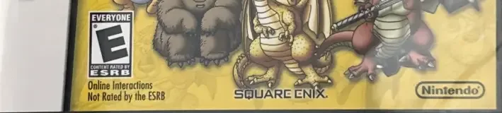Dragon Quest Monsters: Joker 2, the ESRB box on its front