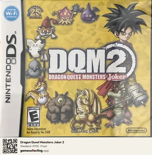 Dragon Quest Monsters: Joker 2 Nintendo DS, NTSC box front