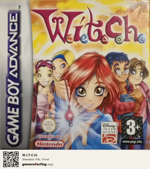 W.I.T.C.H. Game Boy Advance, PAL box front