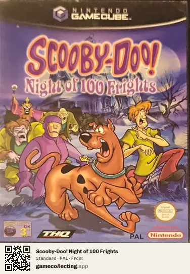 Scooby-Doo! Night of 100 Frights Nintendo GameCube, PAL box front