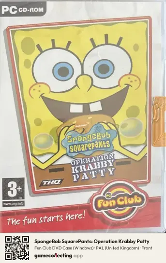 SpongeBob SquarePants: Operation Krabby Patty Computer, United Kingdom box front