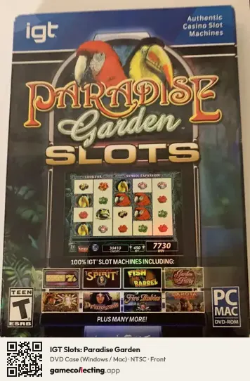 IGT Slots: Paradise Garden Computer, NTSC box front