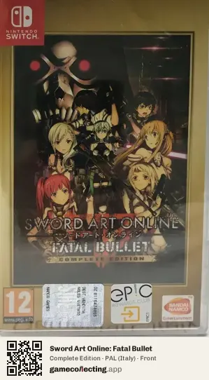 Sword Art Online: Fatal Bullet Nintendo Switch, Italy box front
