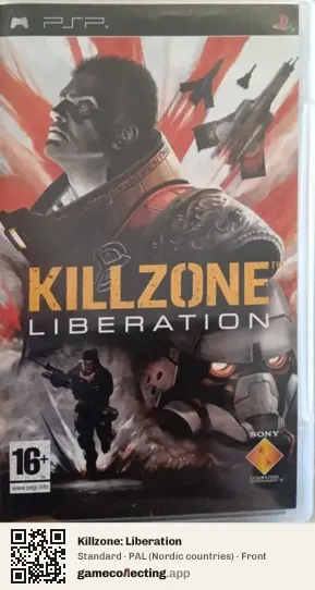 Killzone: Liberation PlayStation Portable, Nordic countries box front