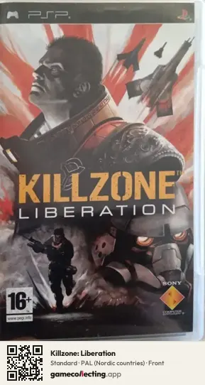 Killzone: Liberation PlayStation Portable, Nordic countries box front