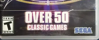 Sega Genesis Classics, the ESRB box on its front
