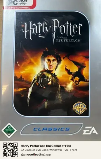 Harry Potter and the Goblet of Fire Computer, PAL box front
