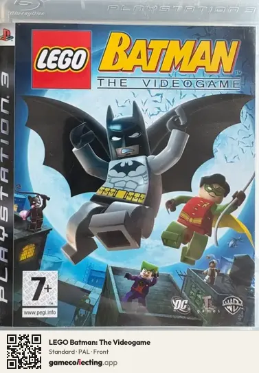 LEGO Batman: The Videogame PlayStation 3, PAL box front