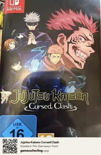 Jujutsu Kaisen: Cursed Clash Nintendo Switch, Germany box front