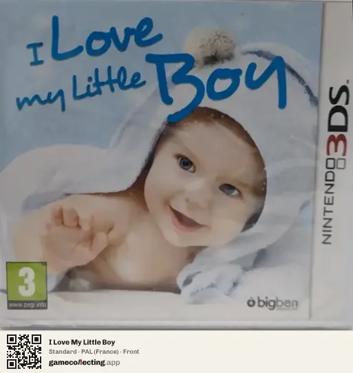 I Love My Little Boy Nintendo 3DS, France box front