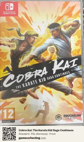 Cobra Kai: The Karate Kid Saga Continues Nintendo Switch, Germany box front