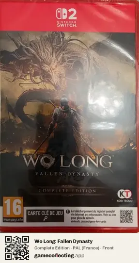 Wo Long: Fallen Dynasty Nintendo Switch 2, France box front