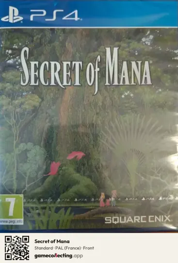 Secret of Mana PlayStation 4, France box front