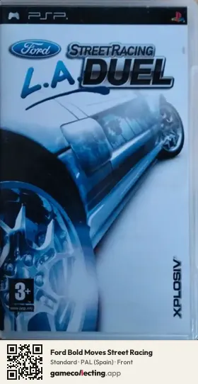 Ford Bold Moves Street Racing PlayStation Portable, Spain box front