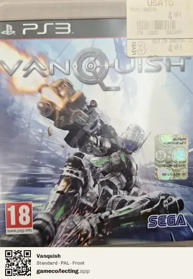 Vanquish PlayStation 3, PAL box front