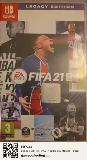 FIFA 21 Nintendo Switch, Nordic countries box front