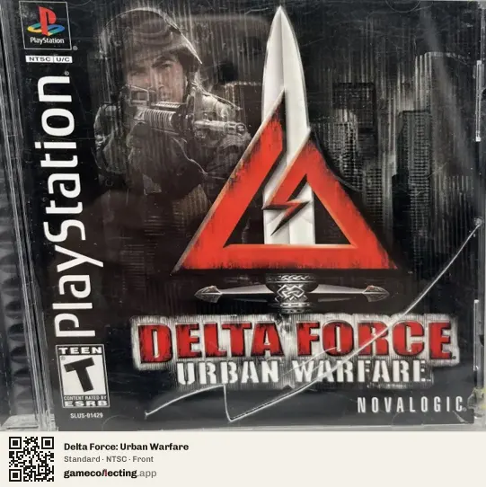 Delta Force: Urban Warfare PlayStation, NTSC box front