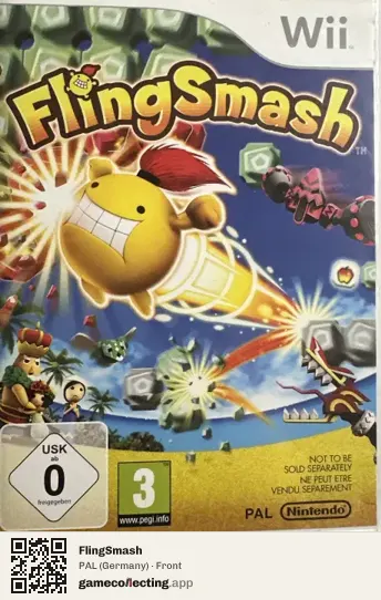 FlingSmash Nintendo Wii, Germany box front