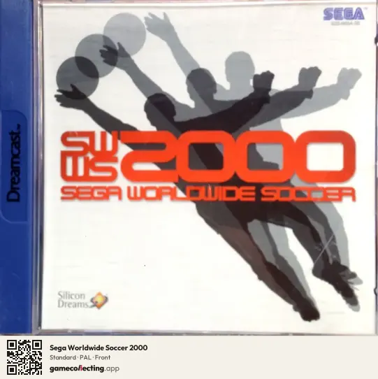 Sega Worldwide Soccer 2000 Sega Dreamcast, PAL box front