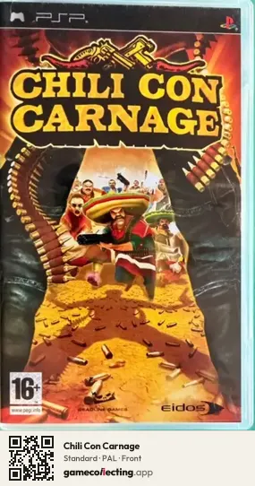 Chili Con Carnage PlayStation Portable, PAL box front