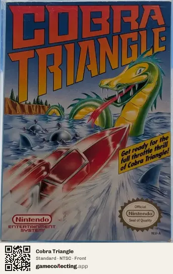 Cobra Triangle Nintendo Entertainment System, NTSC box front