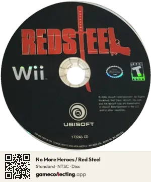 No More Heroes / Red Steel Nintendo Wii, NTSC disc