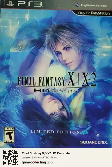 Final Fantasy X/X-2 HD Remaster PlayStation 3, NTSC box front