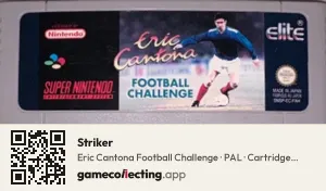 Striker Super Nintendo Entertainment System, PAL cartridge label