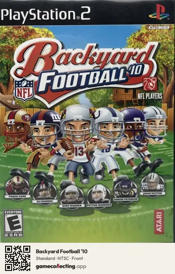 Backyard Football '10 PlayStation 2, NTSC box front