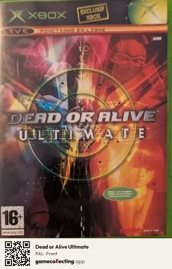 Dead or Alive Ultimate Xbox, PAL box front