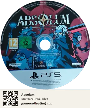Absolum PlayStation 5, PAL disc
