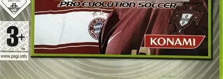 Pro Evolution Soccer 2008, the PEGI square on its front
