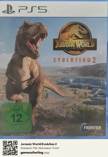 Jurassic World Evolution 2 PlayStation 5, Germany box front