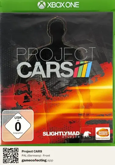 Project CARS Xbox One, Germany box front