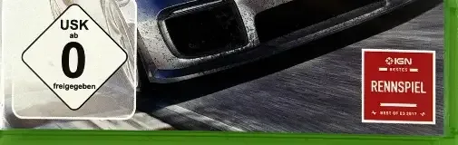 Forza Motorsport 7, the USK square on its front