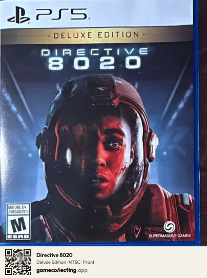 Directive 8020 PlayStation 5, NTSC box front