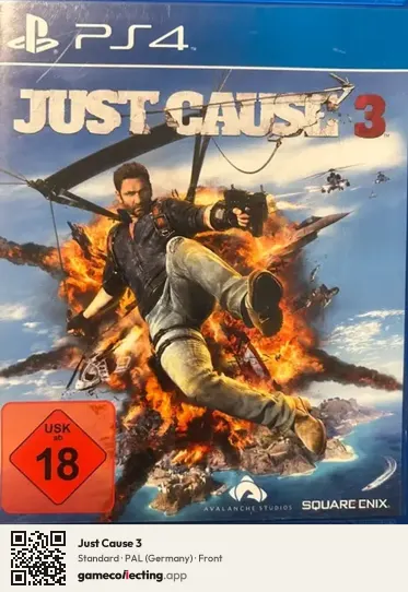 Just Cause 3 PlayStation 4, Germany box front