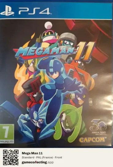 Mega Man 11 PlayStation 4, France box front