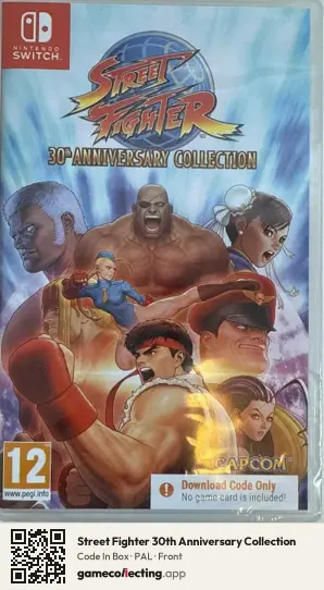 Street Fighter 30th Anniversary Collection Nintendo Switch, PAL box front