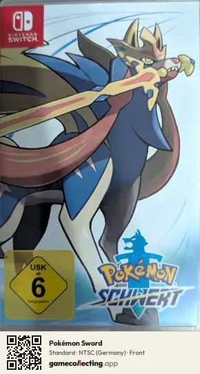 Pokémon Sword Nintendo Switch, Germany box front