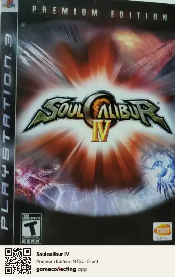 Soulcalibur IV PlayStation 3, NTSC box front