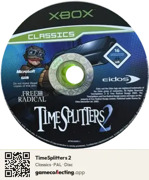 TimeSplitters 2 Xbox, PAL disc
